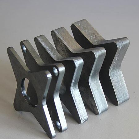 Sheet metal part cut on a Fusion fiber laser machine
