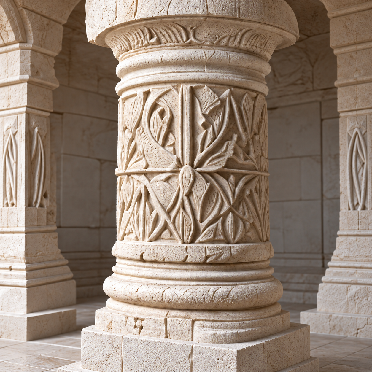 Wood relief carving routed on a Fusion CNC machine